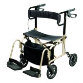 Ultra Ride Rollator Walker and Transport Chair